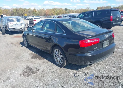 2013 Audi A6 2.0T Premium z USA, uszkodzony, nr VIN WAUGFAFC4DN104727